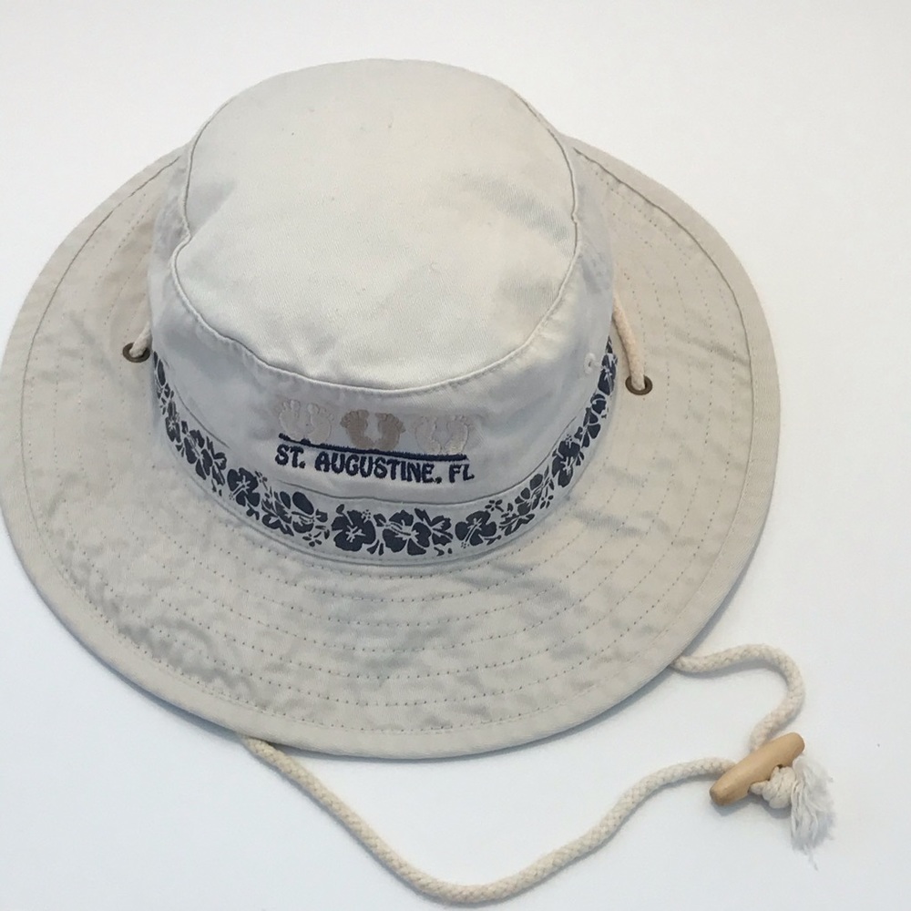 Dorfman Pacific Company Unisex Boonie Chinstrap Hat Handmade Size M 100% Cotton
